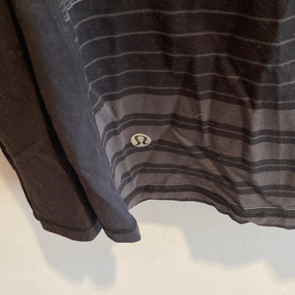 LULULEMON Black Quarter-Zip Pullover